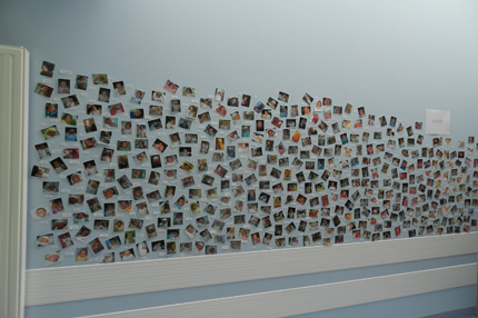 Mur de photos - Maternité